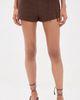 Seven Wonders Seven Wonders Hadley Tailored Bead Detail Shorts Chocolate - 2
