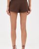 Seven Wonders Seven Wonders Hadley Tailored Bead Detail Shorts Chocolate - 3