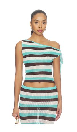 SEVEN WONDERS SEVEN WONDERS Hazel Off Shoulder Knit Top