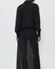 Seven Wonders Seven Wonders Isabella Shirt Maxi Dress Black - 3