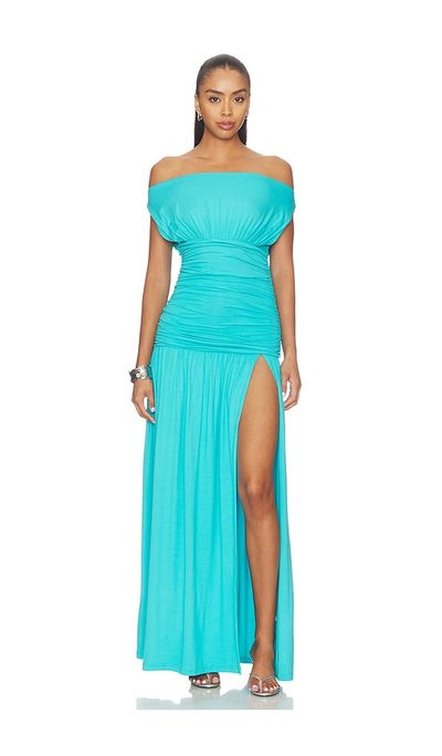 SEVEN WONDERS SEVEN WONDERS Iva Off Shoulder Maxi Dress