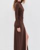 Seven Wonders Seven Wonders Lila Ruched Maxi Dress Chocolate - 5