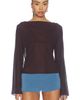 SEVEN WONDERS SEVEN WONDERS Luciana Boat Neck Long Sleeve Top - 1