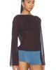 SEVEN WONDERS SEVEN WONDERS Luciana Boat Neck Long Sleeve Top - 2