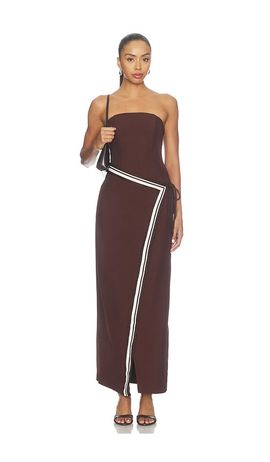 SEVEN WONDERS SEVEN WONDERS Marta Strapless Maxi Dress