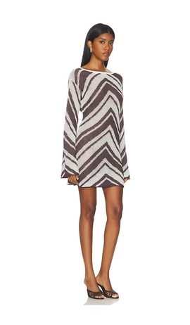 SEVEN WONDERS SEVEN WONDERS Mazie Long Sleeve Knit Mini Dress
