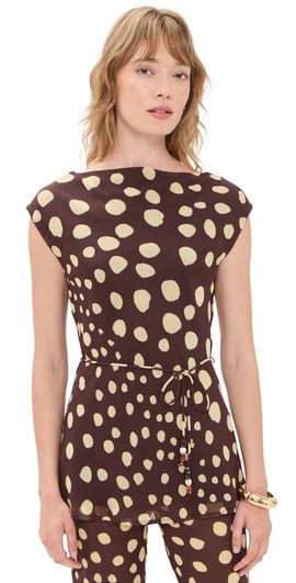 Seven Wonders Seven Wonders Reyna High Neck Sleeveless Top Salma Spot