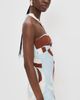 Seven Wonders Seven Wonders Rihanna Knot Mini Dress Rina Blue - 4