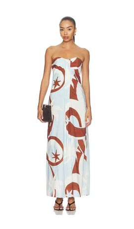 SEVEN WONDERS SEVEN WONDERS Rihanna Strapless Maxi Dress