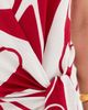 Seven Wonders Seven Wonders Sahara Halter Mini Dress Sandy Red/White - 6