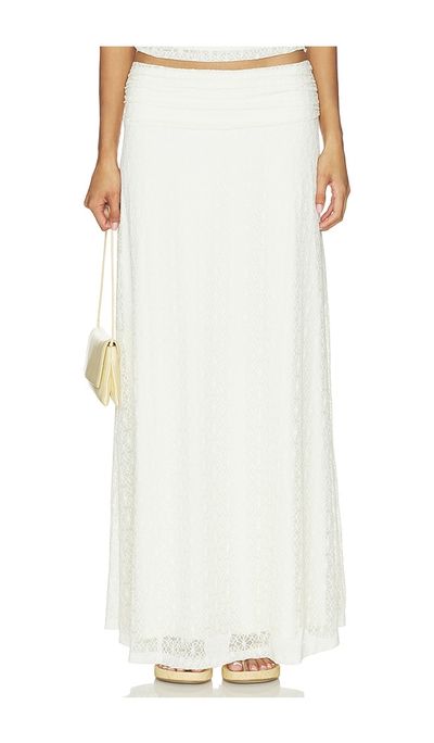 SEVEN WONDERS SEVEN WONDERS Samirah Low Waisted Lace Maxi Skirt