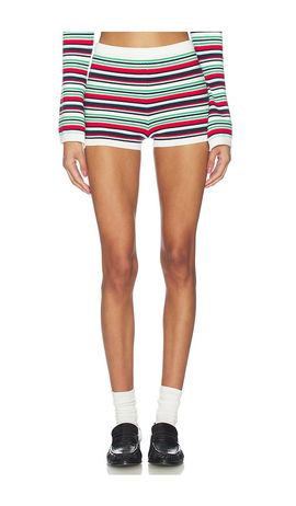 SEVEN WONDERS SEVEN WONDERS Xyla Low Waist Knit Hot Shorts