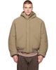 Seventh Seventh Beige Orb Puffer Coat - 1