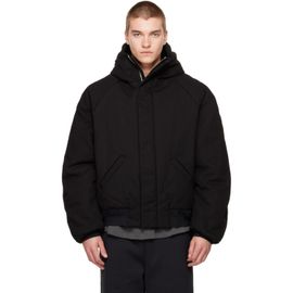 Seventh Seventh Black Orb Puffer Coat