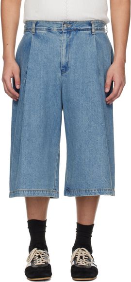Seventh Seventh Blue Denim 410 Bermuda Shorts