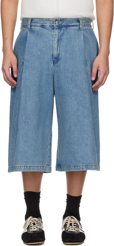 Seventh Seventh Blue Denim 410 Bermuda Shorts