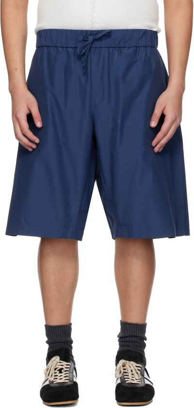 Seventh Seventh Blue Orb Shell Shorts