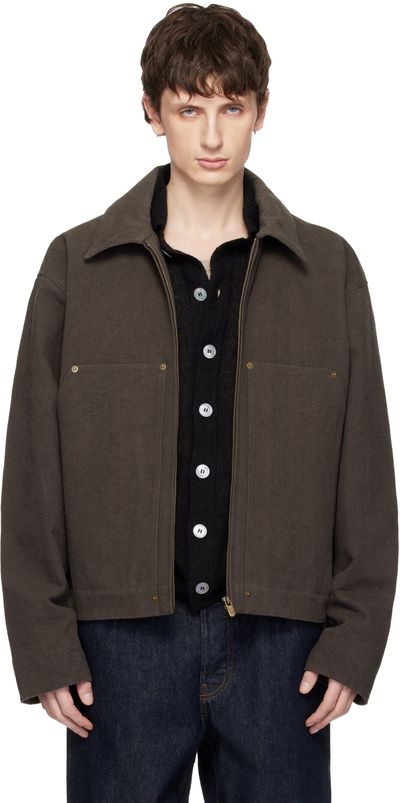 Seventh Seventh Brown Worker Jacket