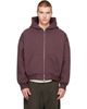 Seventh Seventh Burgundy V2 Zip Hoodie - 1