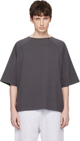 Seventh Seventh Gray Box Cut T-shirt