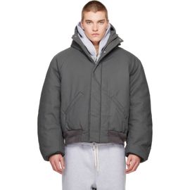 Seventh Seventh Gray Orb Puffer Coat