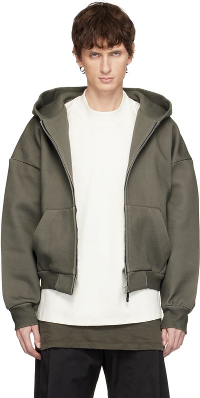 Seventh Seventh Green V2 Zipped Hoodie