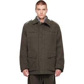 Seventh Seventh Khaki Pilot Parka Coat