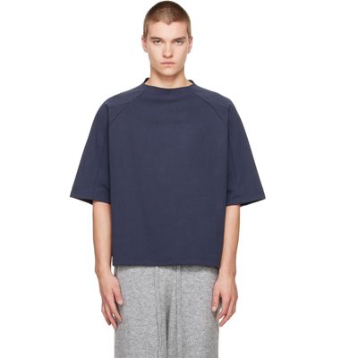 Seventh Seventh Navy Box Cut T-shirt