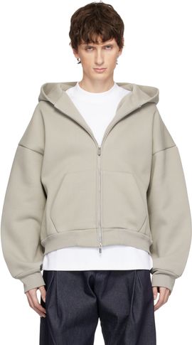 Seventh Seventh Taupe V2 Zipped Hoodie