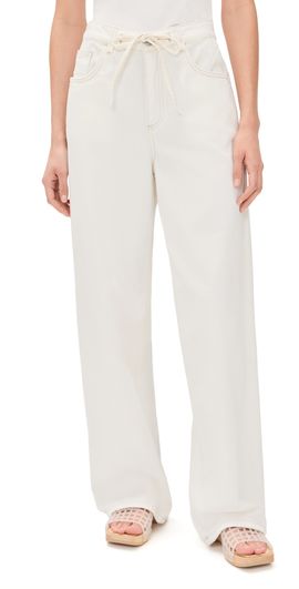 Seventy + Mochi Seventy + Mochi Blake Jeans Herringbone Ecru