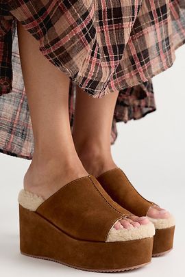 Seychelles Icon Faux Shearling Platforms