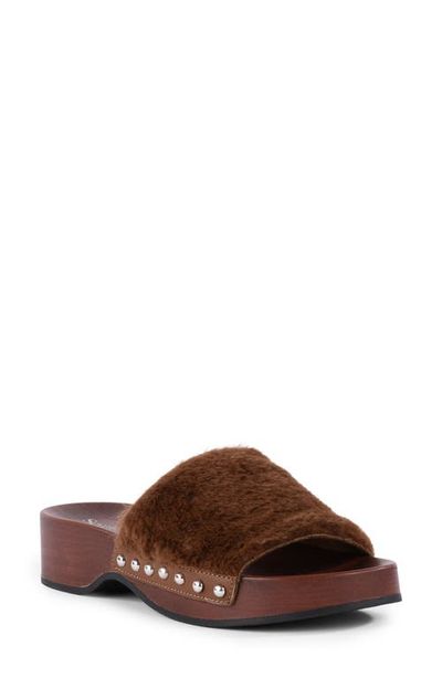 Seychelles Seychelles Windswell Faux Fur Slide Sandal