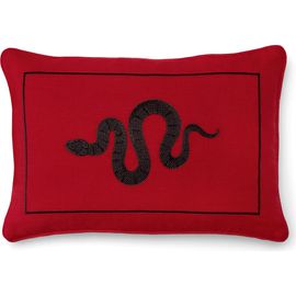 SFERRA SFERRA Embroidered Snake Accent Pillow