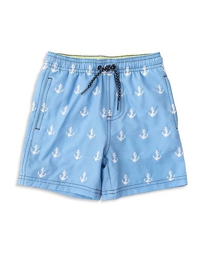Shade Critters Shade Critters Boys' H2O Appear Embroidered Anchor Icon Swim Trunks