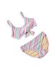 Shade Critters Shade Critters Girls' Diagonal Stripped Two Piece Swimsuit - 2