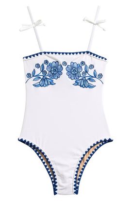 Shade Critters Shade Critters Kids' Embroidered One-Piece Swimsuit