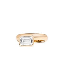 Shahla Karimi Bloomingdale's Fine Collection Luxe Collection Certified Lab Grown Diamond Emerald Cut Solitaire Ring in 14K Yellow Gold, 2.04 tcw