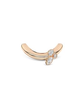 Shahla Karimi Shahla Karimi from the Luxe Collection Certified Lab Grown Diamond Mixed Cut Doshi Cluster Ring in 14K Yellow Gold, 0.26 tcw