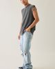 Shaka Wear Shaka Wear 7.5oz Heavyweight Garment Dyed Muscle Tank Top in Washed Black, Men's at Urban Outfitters - 4