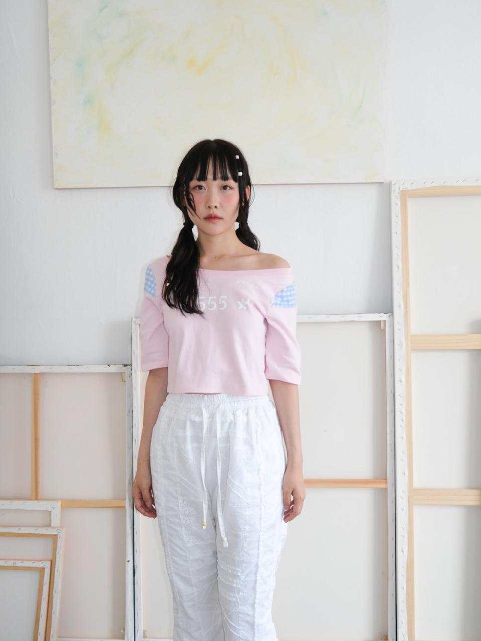 SHAKIRI VINTAGE N0.555 OFF TOP _PINK