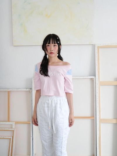 SHAKIRI VINTAGE N0.555 OFF TOP _PINK