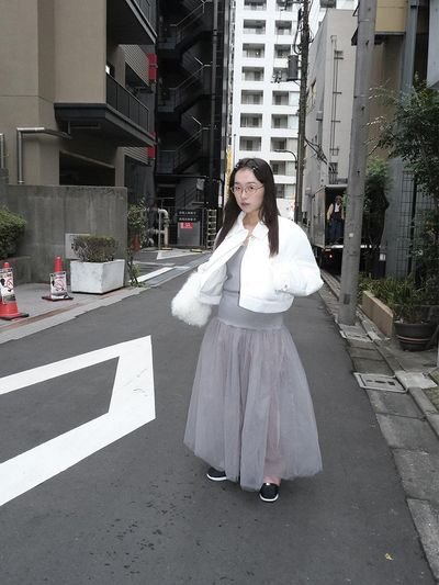 SHAKIRI WINTER 2-WAY GLOSSY JUMPER_white