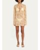 Shani Shemer Catherine Geometric Mini Dress Coverup - 2