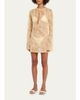 Shani Shemer Catherine Geometric Mini Dress Coverup - 4