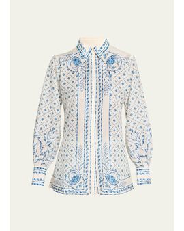 Shani Shemer Esther Button-Front Shirt