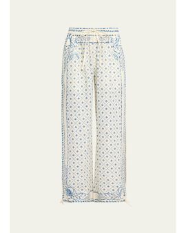 Shani Shemer Kimi Drawstring Linen Pants