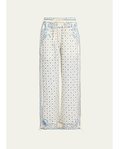 Shani Shemer Kimi Drawstring Linen Pants