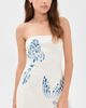 Shani Shemer Shani Shemer Elowen Mini Dress Blue Mosaic Print - 2