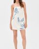 Shani Shemer Shani Shemer Elowen Mini Dress Blue Mosaic Print - 5