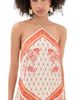 Shani Shemer Shani Shemer Jessie Top Orange Mosaic Print - 1